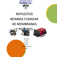 Agricola Blasco repuestos membranas comet